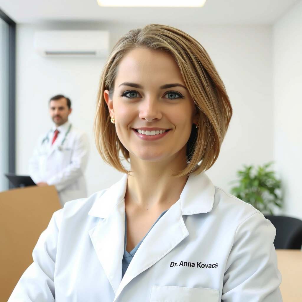 Portrait of Dr. Anna Kovacs, a knowledgeable and approachable medical professional.